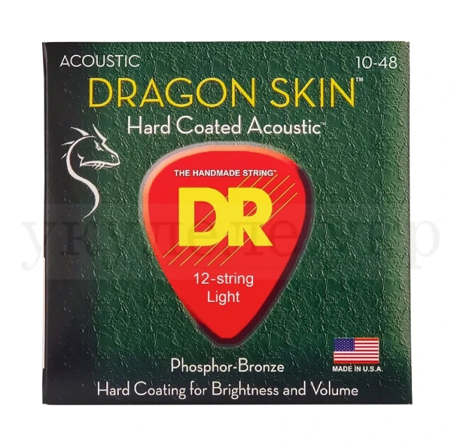 DR DSA-10/12 DRAGON SKIN Acoustic - 12 String 10-48